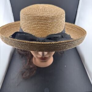 Lot of 4 Vintage Women's Straw Hats Sun Hat